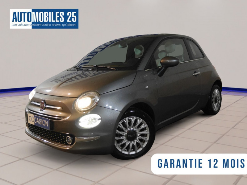 Fiat 500 1.0 70CH BSG S&S DOLCEVITA PLUS Hybride ELECTROCLASH GREY Occasion à vendre