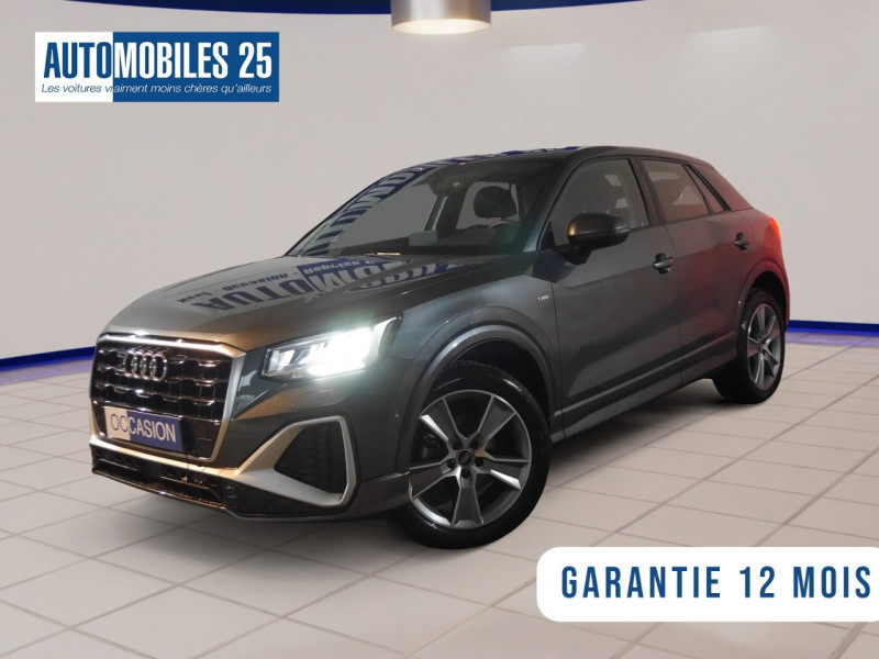 Audi Q2 35 TFSI 150CH PACK S LINE EXT S TRONIC 7 Essence GRIS MANHATTAN Occasion à vendre