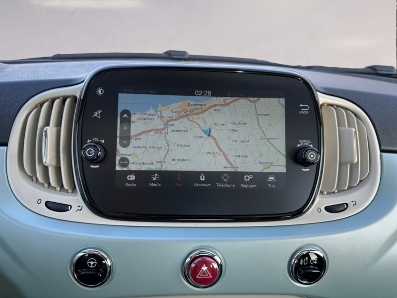 Photo 9 de l'offre de FIAT 500 1.0 70CH BSG S&S CLUB - 20 % à 17695€ chez Automobiles 25