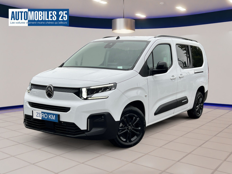 Photo 1 de l'offre de CITROEN BERLINGO TAILLE XL - 1.5 BLUEHDI 130CH S&S MAX EAT8 5 PLACES (7 EN OPTION) - 18 % à 28495€ chez Automobiles 25