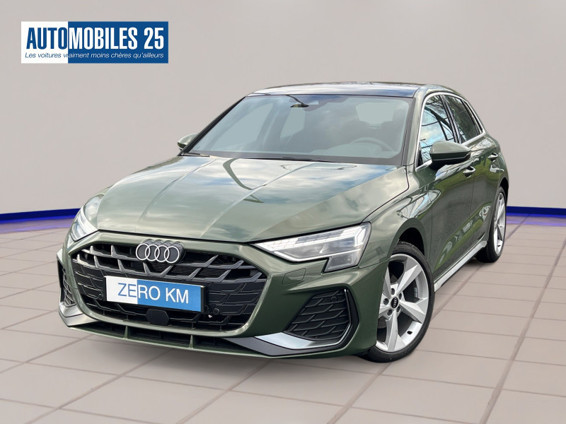 Audi A3 SPORTBACK 35 TDI 150CH S LINE S TRONIC 7 - 21 % Diesel VERT DISTRICT Neuf à vendre