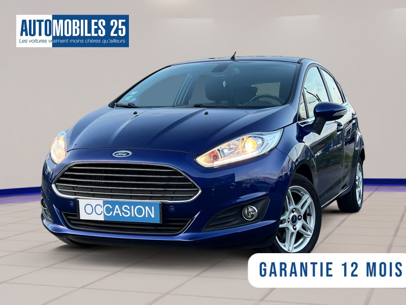 Ford FIESTA 1.0 ECOBOOST 100CH STOP&START TITANIUM 5P Essence BLEU IMPACT Occasion à vendre