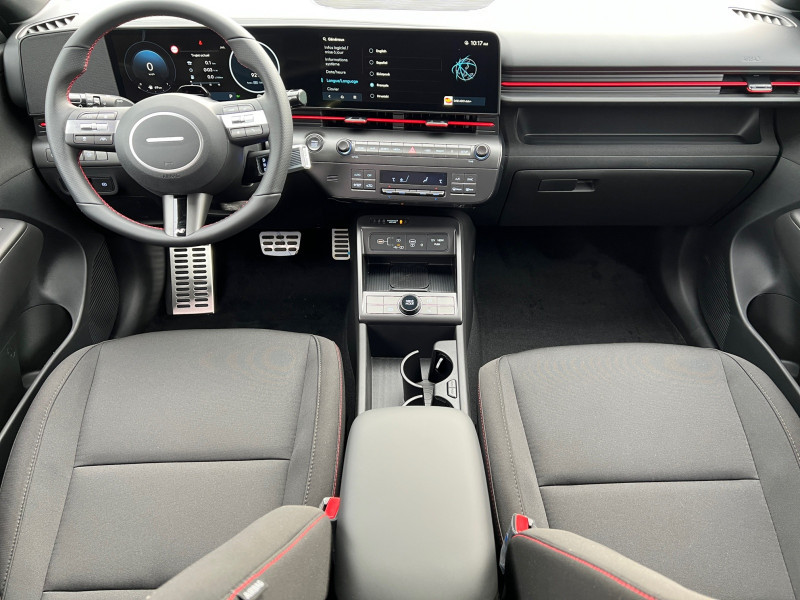 Photo 3 de l'offre de HYUNDAI KONA 1.6 GDI 129CH HYBRID INTUITIVE PACK N-LINE DCT-6 à 28495€ chez Automobiles 25