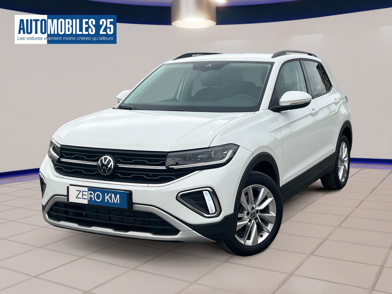 Volkswagen T-CROSS 1.0 TSI 116CH LIFE DSG7 - 24 % Essence BLANC PUR Neuf à vendre