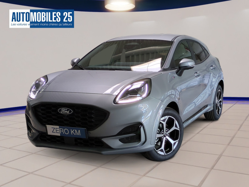 Photo Ford PUMA 1.0 ECOBOOST HYBRID 125CH ST-LINE S&S POWERSHIFT - 26 % Essence GRIS SOLAR en vente chez Automobiles 25 Ford PUMA 1.0 ECOBOOST HYBRID 125CH ST-LINE S&S POWERSHIFT - 26 % Essence GRIS SOLAR Neuf à vendre