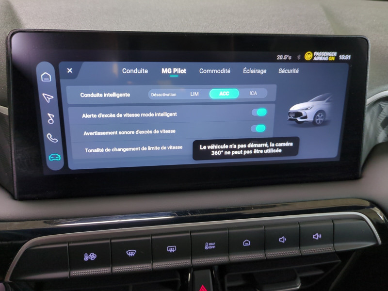 Photo 11 de l'offre de MG MOTOR MG3 HYBRID+ 195CH LUXURY à 19498€ chez Automobiles 25