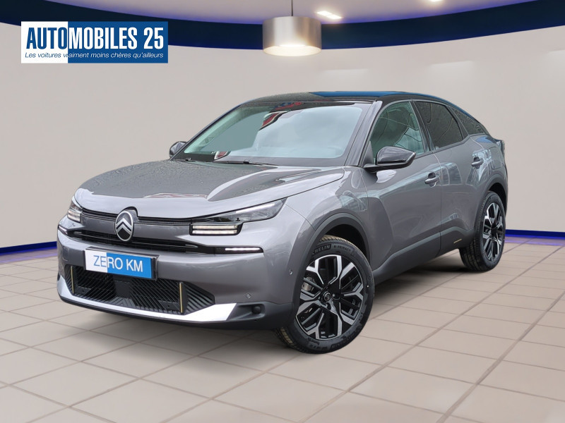 Photo Citroen C4 1.2 HYBRIDE 145CH S&S MAX AUTOMATIQUE -33 % Hybride GRIS MERCURY / TOIT  en vente chez Automobiles 25 Citroen C4 1.2 HYBRIDE 145CH S&S MAX AUTOMATIQUE -33 % Hybride GRIS MERCURY / TOIT  Neuf à vendre