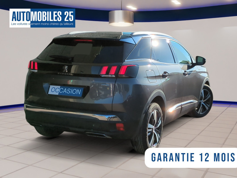 Photo 2 de l'offre de PEUGEOT 3008 1.5 BLUEHDI 130CH E6.C GT LINE S&S 7CV à 18990€ chez Automobiles 25