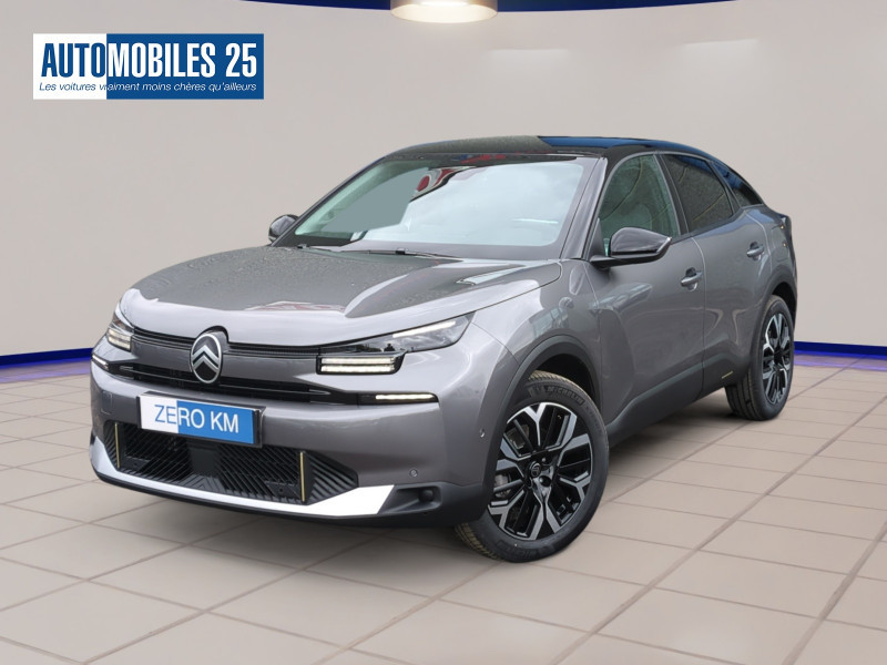 Photo Citroen C4 1.2 HYBRIDE 145CH S&S MAX AUTOMATIQUE -31% Hybride GRIS MERCURY / TOIT  en vente chez Automobiles 25 Citroen C4 1.2 HYBRIDE 145CH S&S MAX AUTOMATIQUE -31% Hybride GRIS MERCURY / TOIT  Neuf à vendre