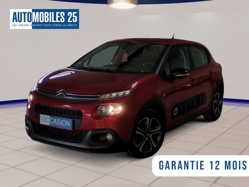 Citroen C3 BLUEHDI 100CH GRAPHIC S&S E6.D-TEMP Diesel ROUGE Occasion à vendre