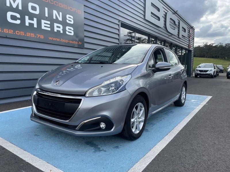 Peugeot 208 1.2 PURETECH 82CH E6.C ACTIVE 5P Essence GRIS ARTENSE Occasion à vendre