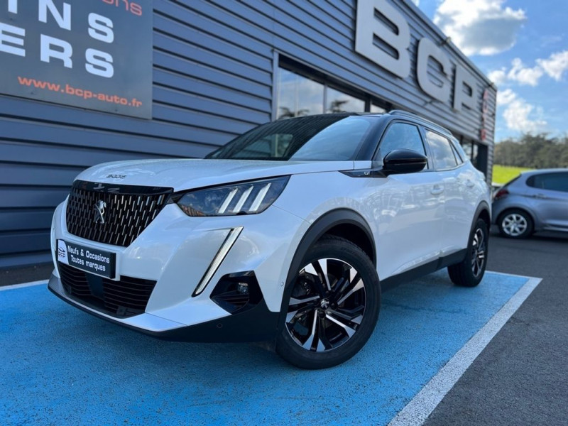Peugeot 2008 1.5 BLUEHDI 130CH S&S GT EAT8 125G Diesel BLANC Occasion à vendre