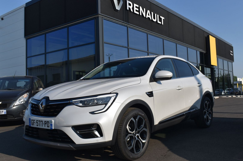 Renault ARKANA 1.6 E-TECH 145CH INTENS -21B Hybride BLANC PERLE Occasion à vendre