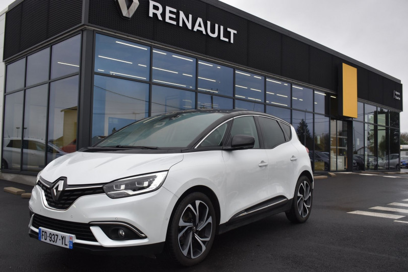 Renault SCENIC IV 1.3 TCE 140CH FAP INTENS Essence BLANC / NOIR Occasion à vendre