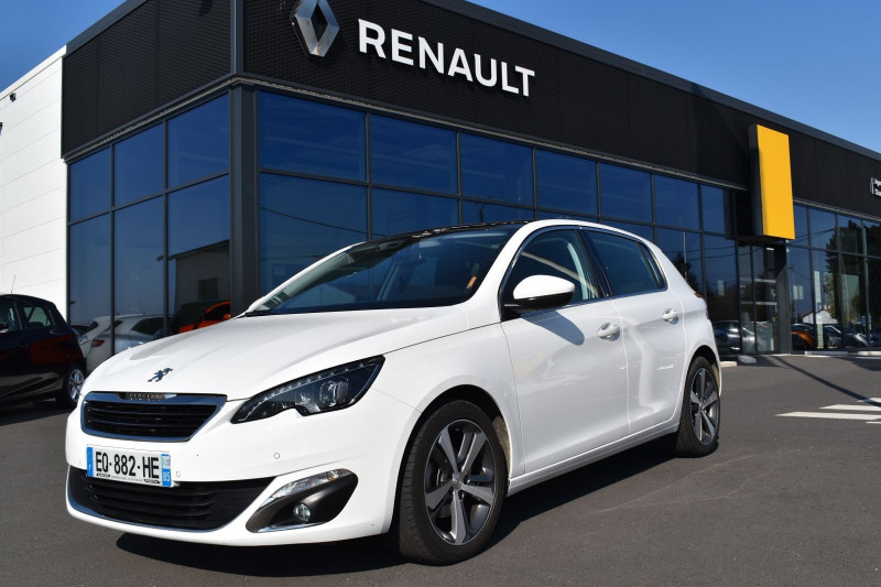 Peugeot 308 1.6 BLUEHDI 120CH ALLURE S&S 5P Diesel BLANC Occasion à vendre