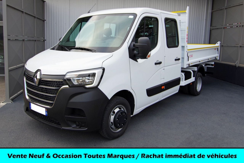 Renault MASTER III BENNE 37500€ HT DOUBLE CABINE R3500RJ L3 2.3 DCI 145CH Diesel BLANC MINERAL Neuf à vendre