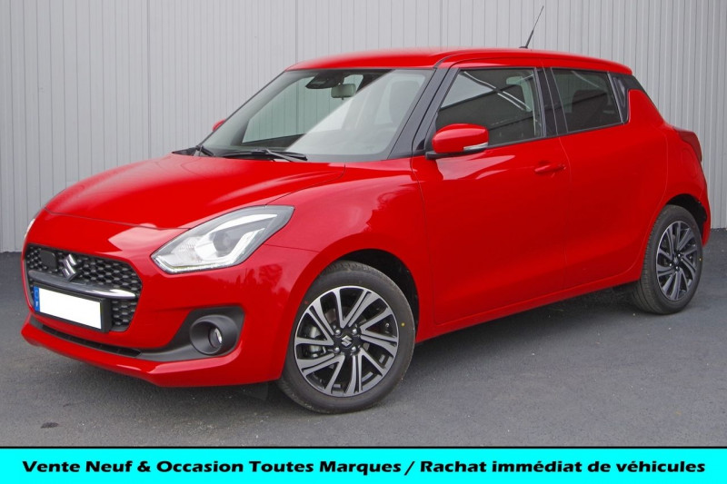 Suzuki SWIFT 1.2 DUALJET HYBRID 83CH PACK BVA Hybride ROUGE Occasion à vendre