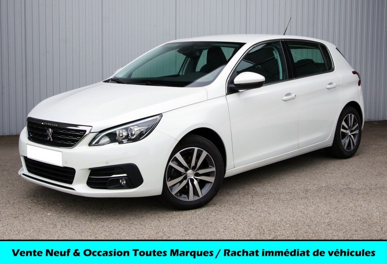 Peugeot 308 1.2 PURETECH 130 S&S ALLURE Essence BLANC NACRÉ Occasion à vendre