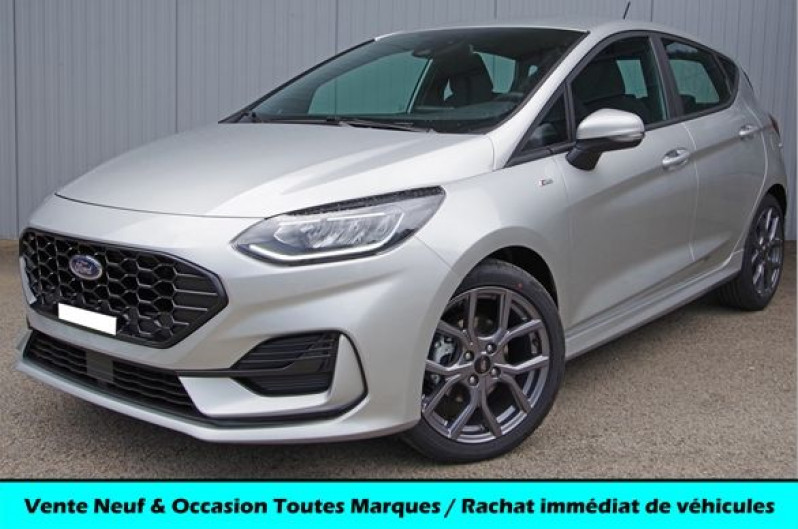Ford FIESTA 1.0 FLEXIFUEL ETHANOL E85 95CH ST-LINE 5P Essence GRIS LUNAIRE Occasion à vendre