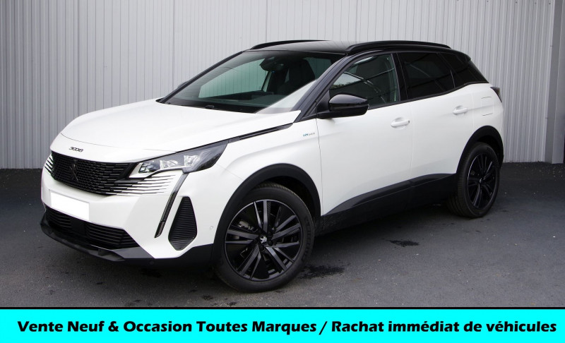Peugeot 3008 HYBRID 225CH GT PACK  E-EAT8 Hybride BLANC NACRÉ Occasion à vendre