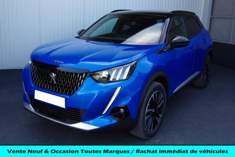 Peugeot 2008 1.2 PURETECH 130 EAT8 GT PACK + TOIT Essence BLEU VERTIGO Occasion à vendre
