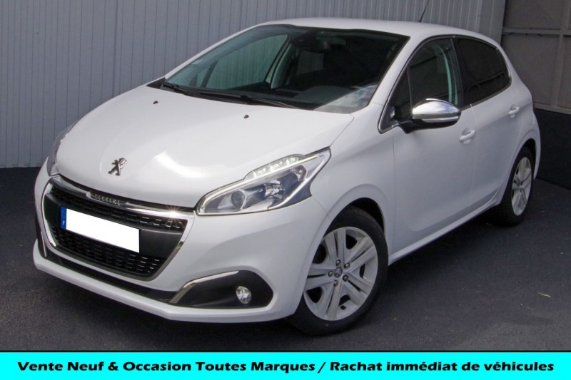 Peugeot 208 1.5 BLUEHDI 100CH ALLURE BUSINESS 5P Diesel BLANC BANQUISE Occasion à vendre