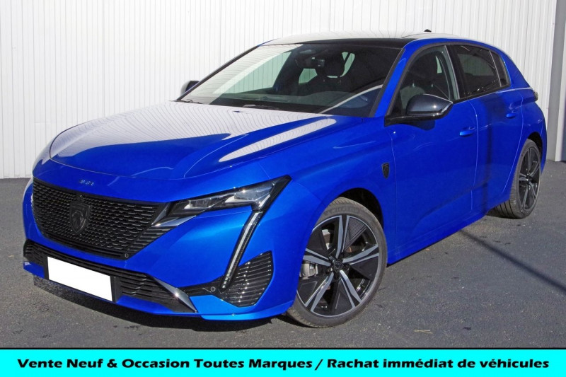 Peugeot 308 1.2 PURETECH 130CH GT EAT8 + TOIT Essence BLEU VERTIGO Occasion à vendre