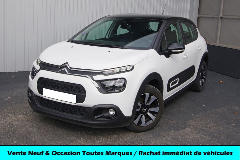 Citroen C3 1.2 PURETECH 83CH S&S SHINE Essence NOIR/BLANC Occasion à vendre