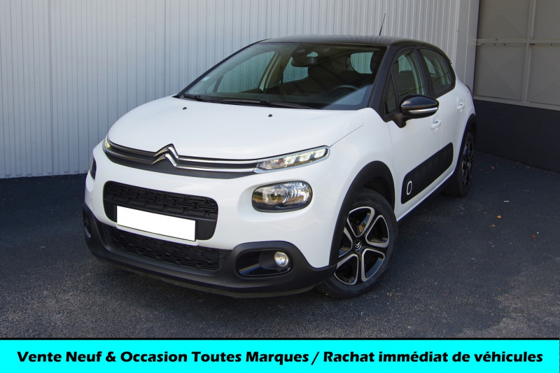 Citroen C3 1.6 BLUEHDI 100 SHINE BUSINESS Diesel BLANC Occasion à vendre