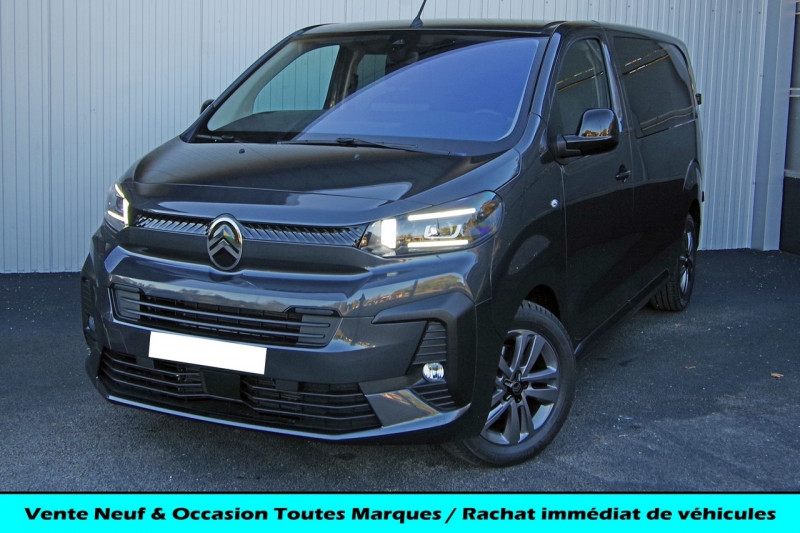 Citroen JUMPY FG M 2.0 BLUEHDI 180CH CABINE APPROFONDIE EAT8 Diesel GRIS TITANE Occasion à vendre