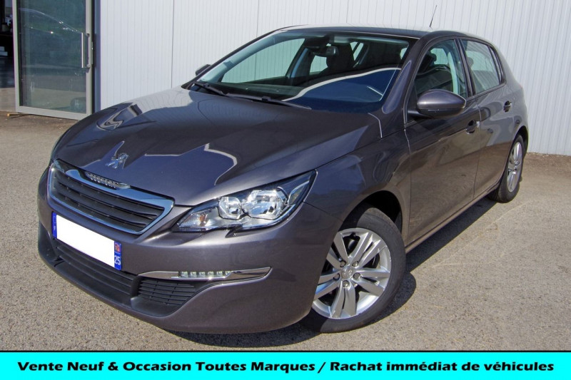 Peugeot 308 1.2 PURETECH 130CH EAT6 ACTIVE Essence GRIS PLATINIUM Occasion à vendre