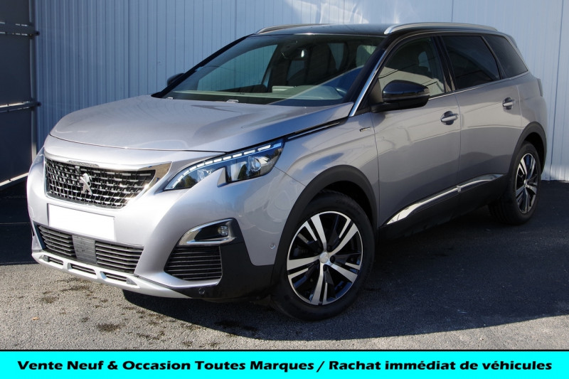 Peugeot 5008 1.5 BLUEHDI 130CH GT LINE 5PL Diesel GRIS / NOIR Occasion à vendre