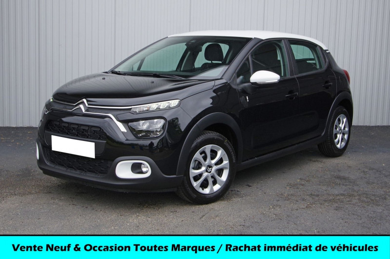 Citroen C3 1.2 PURETECH 83CH S&S YOU Essence NOIR / BLANC Occasion à vendre