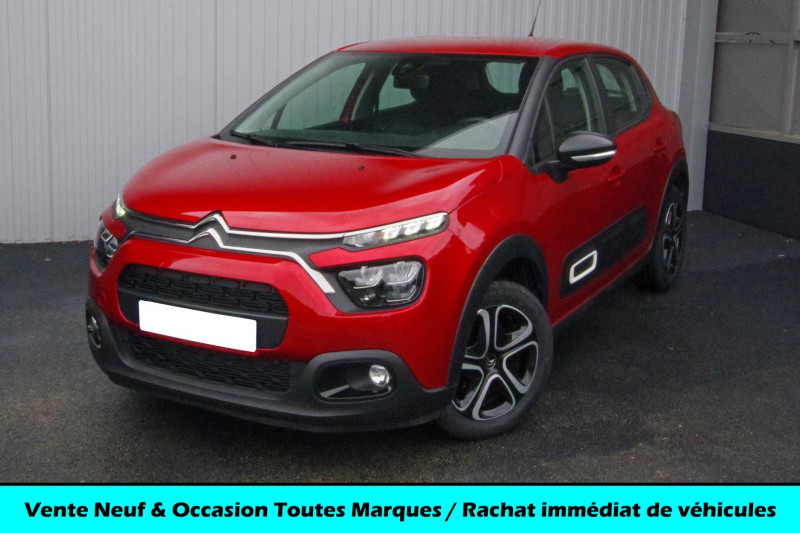 Citroen C3 BLUEHDI 100CH FEEL PACK Diesel ROUGE Occasion à vendre