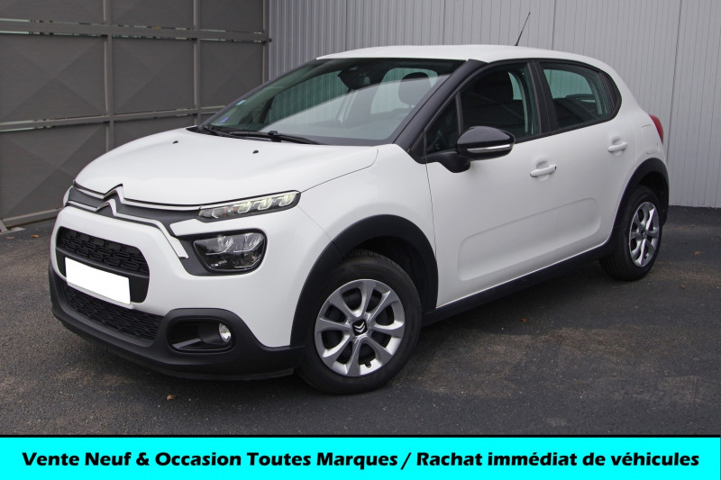 Citroen C3 1.2 PURETECH 83CH FEEL BUSINESS Essence BLANC Occasion à vendre