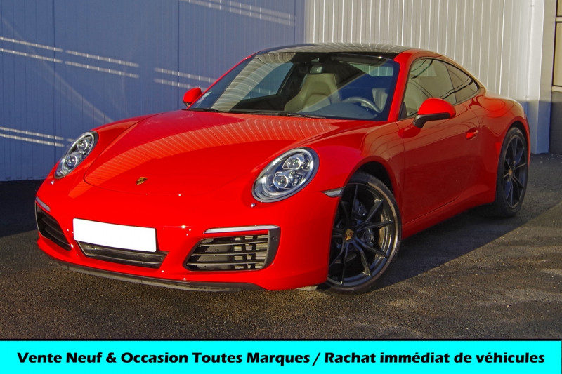 Porsche 911 COUPE (991) TYPE 991 CARRERA 3.0 370CH PDK Essence ROUGE INDIEN Occasion à vendre