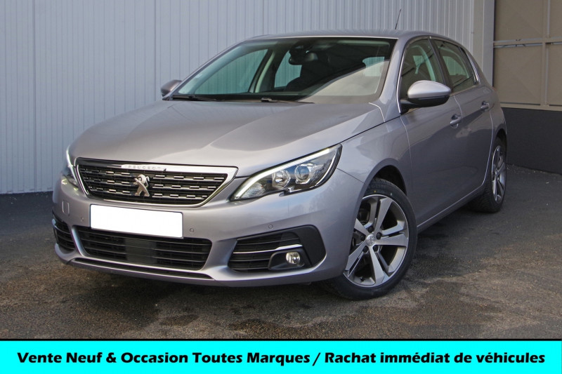 Peugeot 308 1.2 PURETECH 130 EAT8 ALLURE Essence GRIS ARTENSE Occasion à vendre