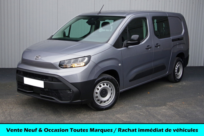 Toyota PROACE CITY LONG CABINE APPROFONDIE BVA8 130 CH D-4D  CONFORT Diesel GRIS ACIER Occasion à vendre