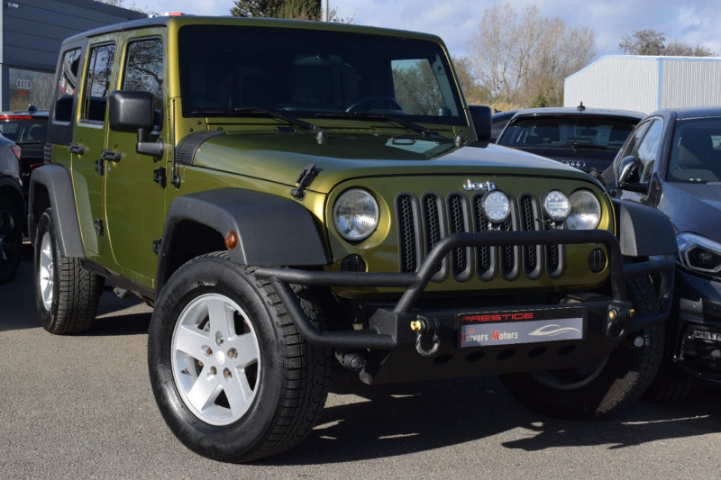 Jeep WRANGLER 2.8 CRD UNLIMITED SPORT Diesel VERT Occasion à vendre