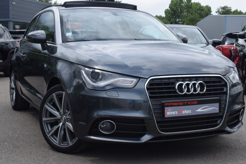 Audi A1 1.2 TFSI 86CH S LINE 13157km garanti Essence GRIS DAYTONA Occasion à vendre