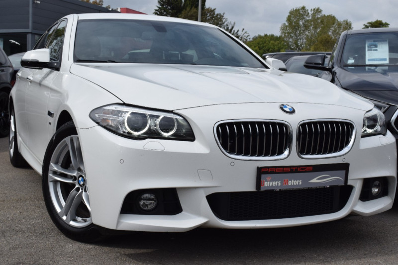 Bmw SERIE 5 (F10) 520DA XDRIVE 190CH M SPORT Diesel BLANC Occasion à vendre