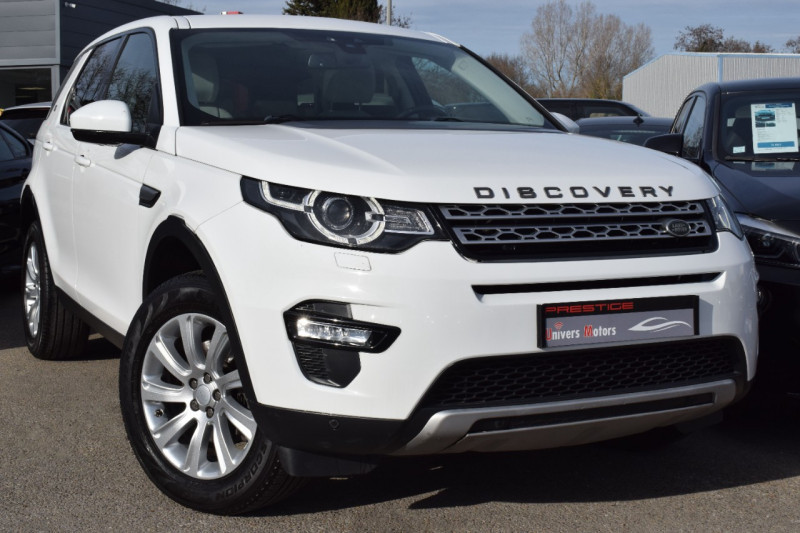 Land-Rover DISCOVERY SPORT 2.0 TD4 150CH AWD HSE BVA 7places Diesel BLANC Occasion à vendre
