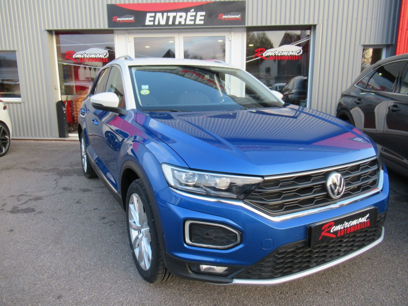 Volkswagen T-ROC 2.0 TDI 150CH LOUNGE 4MOTION DSG7 Diesel BLEU Occasion à vendre