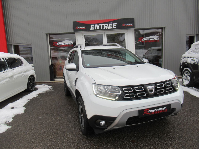 Dacia DUSTER 1.5 BLUE DCI 115CH PRESTIGE 4X2 Diesel BLANC Occasion à vendre