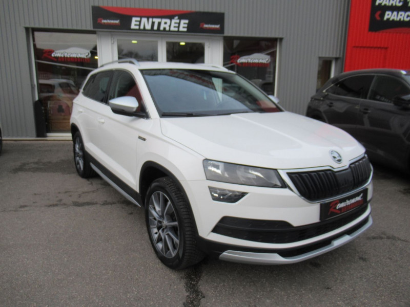 Skoda KAROQ 2.0 TDI 150CH SCR SCOUT 4X4 DSG EURO6AP Diesel BLANC Occasion à vendre