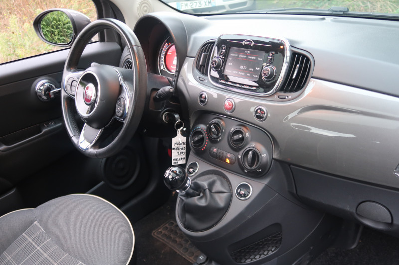 Photo 6 de l'offre de FIAT 500 1.2 8V 69CH LOUNGE à 8890€ chez PCA