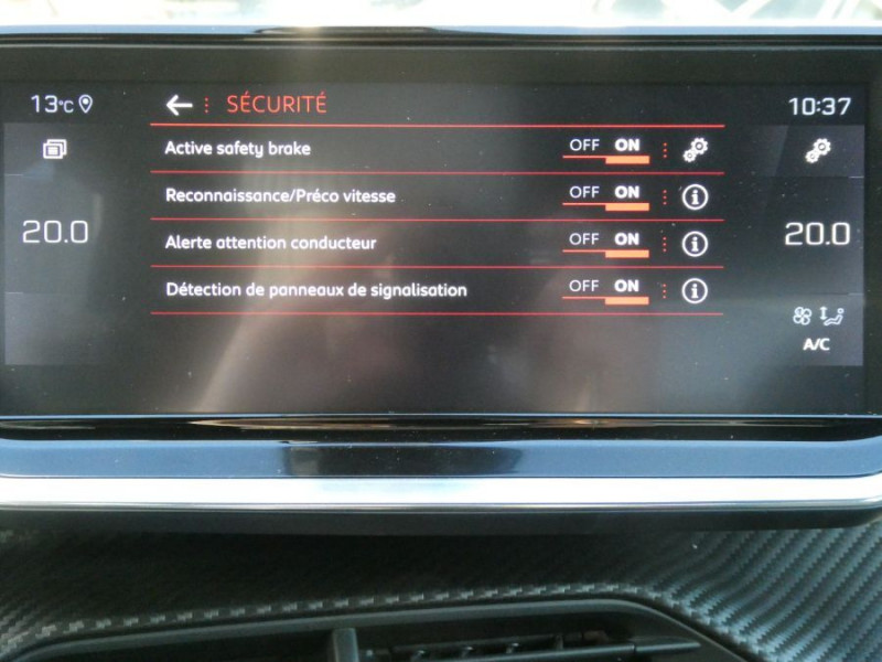 Photo 32 de l'offre de PEUGEOT 208 II 1.2 PureTech 100 EAT8 GT LINE à 22490€ chez Mérignac auto
