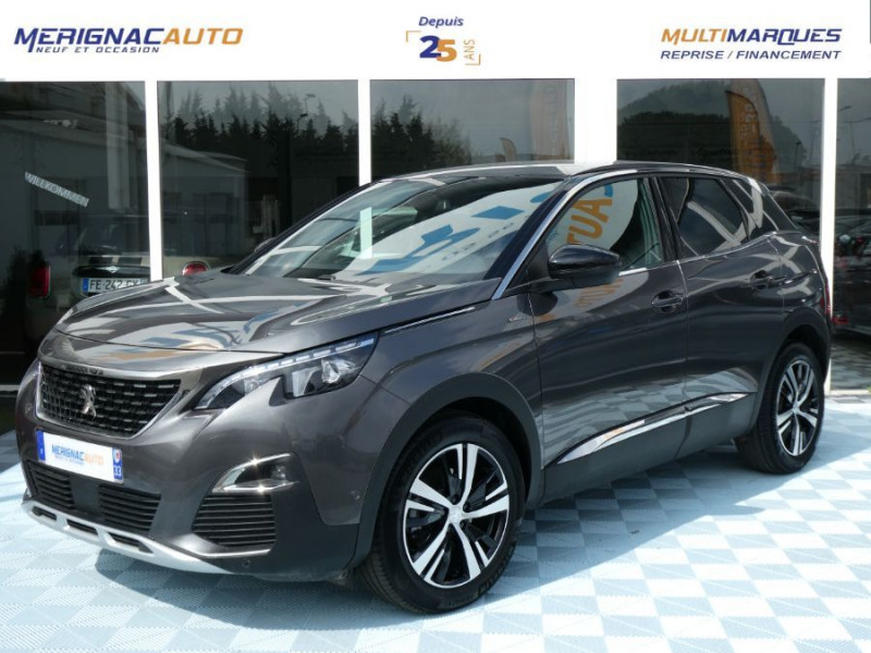 Peugeot 3008 II 1.6 PureTech 180 EAT8 GT LINE ESSENCE GRIS PLATINIUM/TOIT NOIR Occasion à vendre