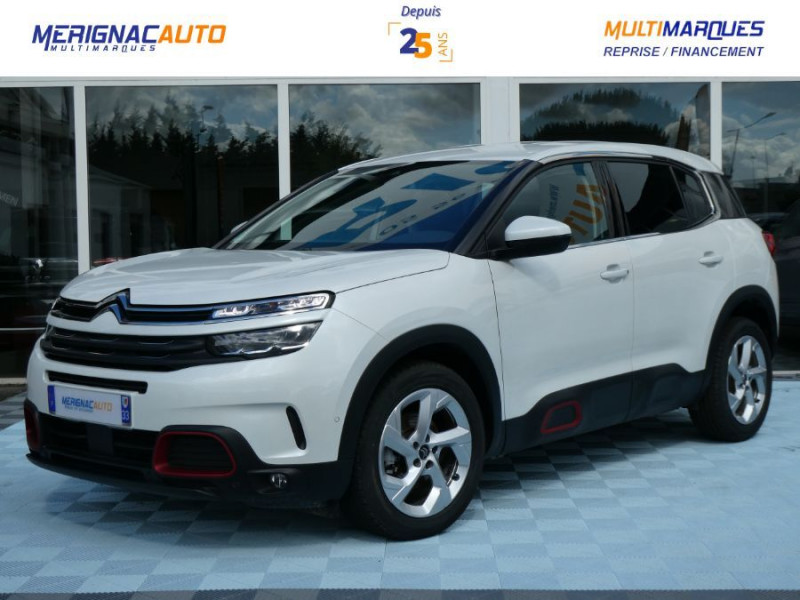 Citroen C5 AIRCROSS 1.5 BlueHDi 130 BVM6 BUSINESS GPS Camera DIESEL BLANC NACRÉ Occasion à vendre