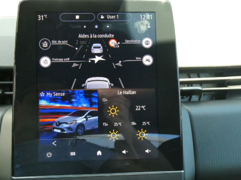 Photo 26 de l'offre de RENAULT CLIO V 1.3 TCe 130 EDC7 INTENS GPS 9.3" Camera Radars VT Arr. à 20900€ chez Mérignac auto